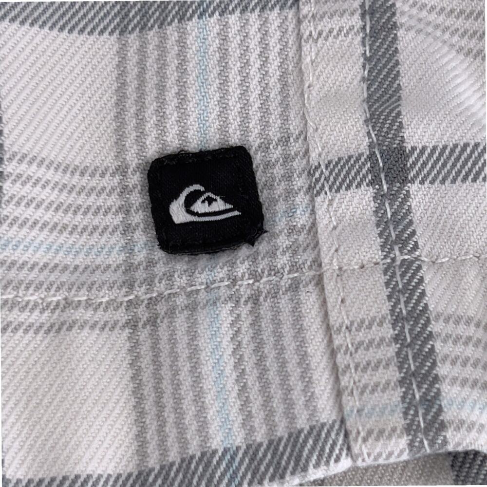 Quicksilver Estilo Plaid Shorts Chino Relaxed Grey Plaid Size 40 - Picture 7 of 15